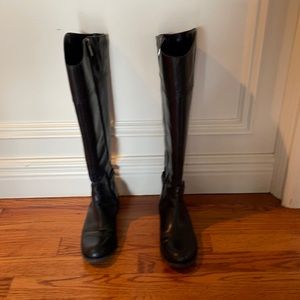Vince Camuto black boots, size 5.5
Wide calf